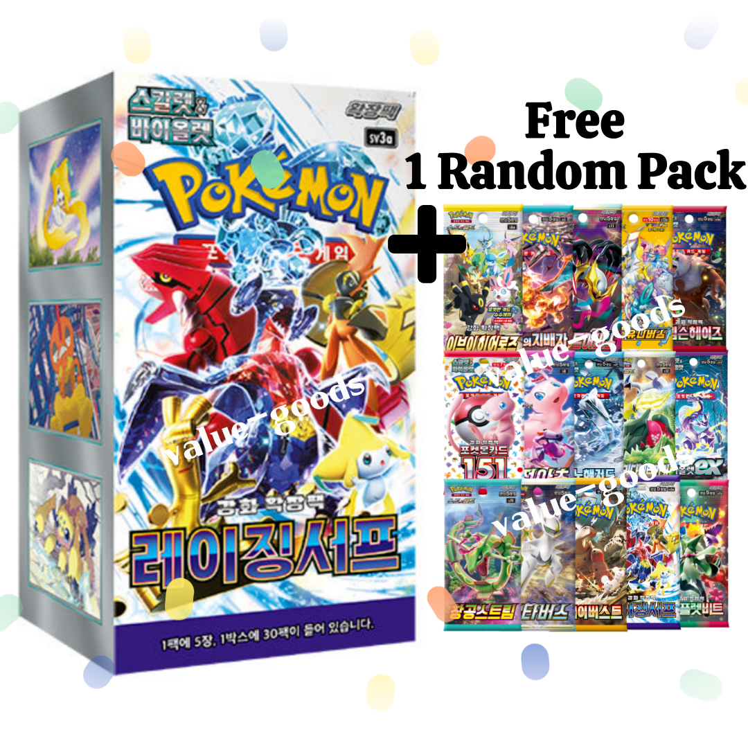 Pokemon Cards Scarlet & Violet Raging Surf sv3a Booster Box Korean