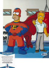 SETH ROGEN SIGNED 'THE SIMPSONS' 8x10 SHOW PHOTO ACTOR BECKETT BAS COA