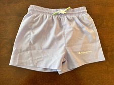 CHAMPION Little Girl  s Childrens Kids Athletic Shorts Pull On Size 4 Lavender