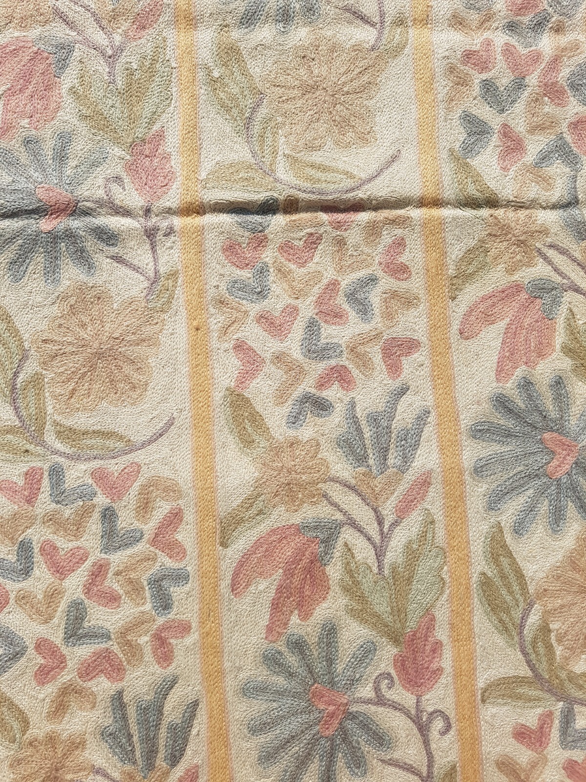 Vintage Hand Woven Traditional Kashmiri Multicolor Kilim Rug Carpet 145x85 cm