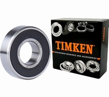 2PACK USA Brand TIMKEN 6001-2RS 12X28X8MM Double Rubber Seal Ball Bearings 6001