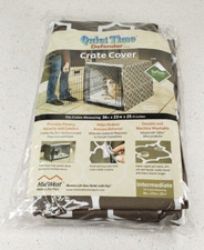 New MidWest QUIET TIME Crate Cover for Dogs CVR-36 Polyester 36L x 23W x 25H
