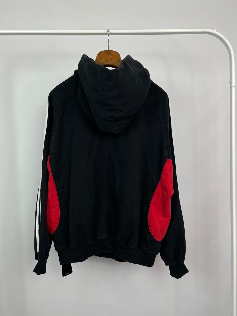RARE BALENCIAGA x adidas Hoodie Large Fit Logo Embroidered