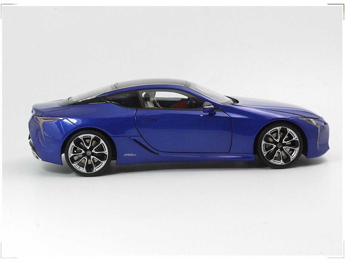 1/18 Lexus LC 500h Sports Racing car Blue Diecast Car Model