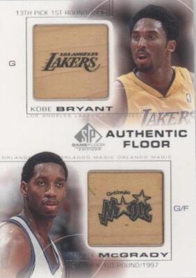 2000-01 SP Game Floor Edition - Kobe Bryant/Tracy McGrady #C27 for