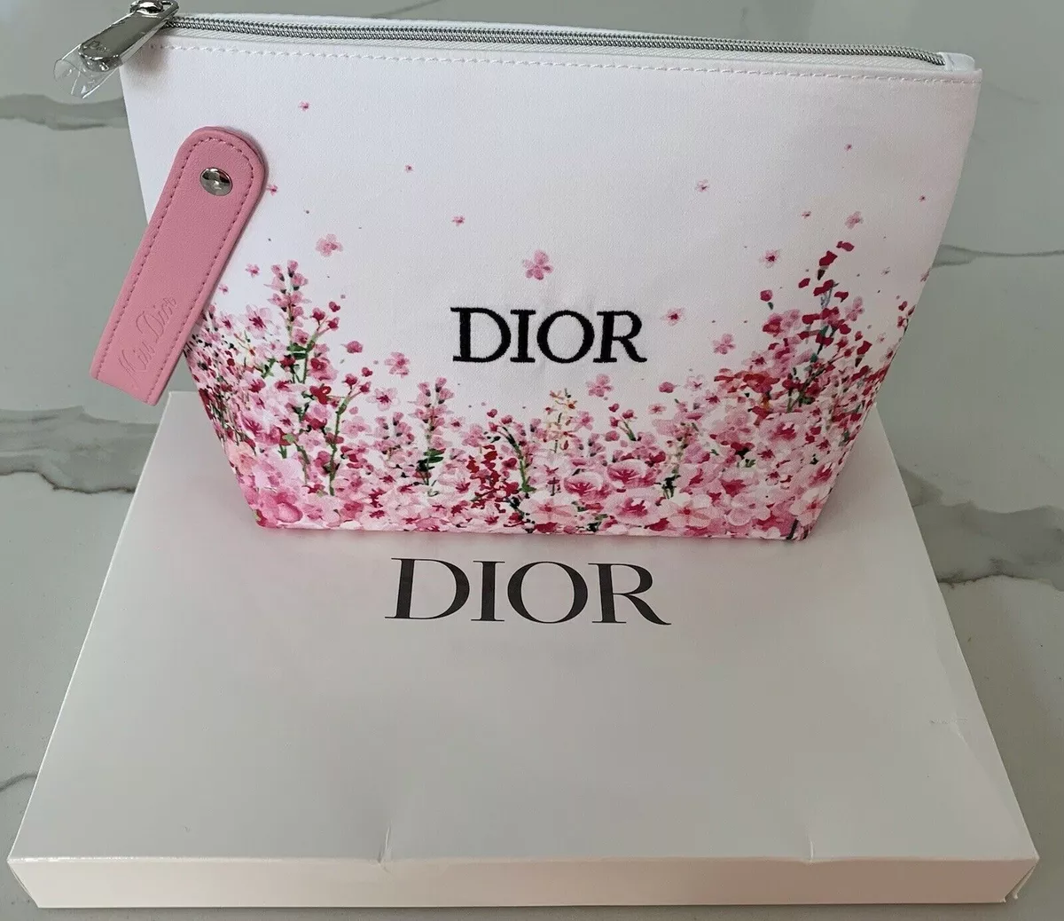 Dior Bags | Dior Makeup Bag | Color: Pink/White | Size: Os | Angirose's Closet