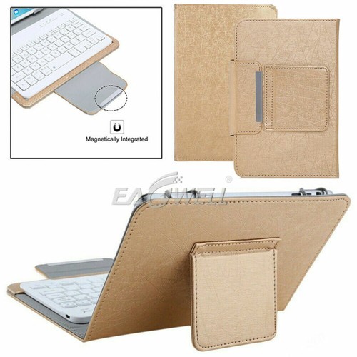 For Samsung Galaxy Tab 2 3 4 A E S6 Tablet Leather Case Cover Bluetooth Keyboard - Picture 10 of 36