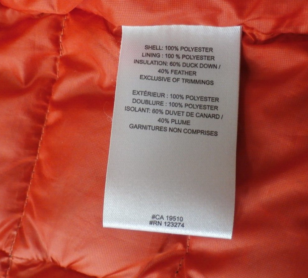 LOLE EMELINE Packable DOWN JACKET Gray pattern Sz… - image 11