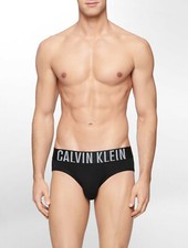 Calvin Klein Men's NB1040-001 Intense Power Cotton Hip Brief Black XL
