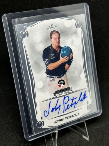 2023 Leaf PBA Premier Edition Johnny Petraglia Base AUTO #BA-JP1 - Picture 3 of 4