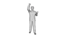 Printle H Homme Donald Trump-45 & 47 President USA Figure for Dioramas Train Set