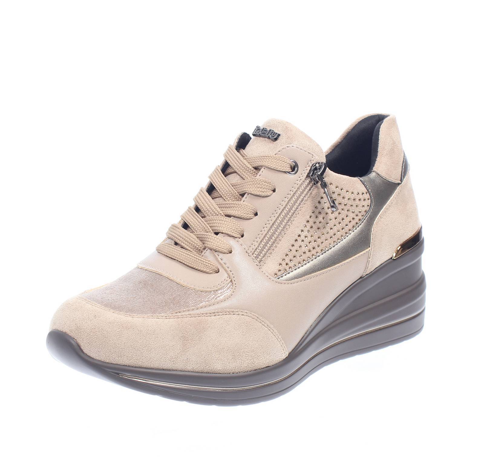 Кроссовки Inblu из искусственной кожи бежевого цвета - Taglia 40 [26,2 см]