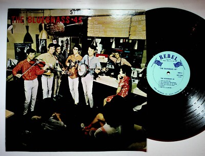 1971 The Bluegrass 45 Japanese Rebel SLP-1502 Vinyl LP