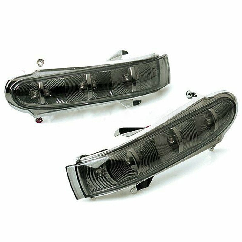 2X SideMirror Turn Signal LED Light For Mercedes W220 S320 S430 S500