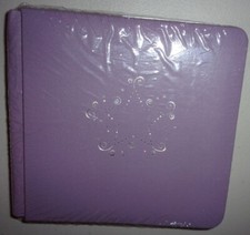 Creative Memories 7 x 7 Lavender with Silver Star Scrapbook with White Pages NIP