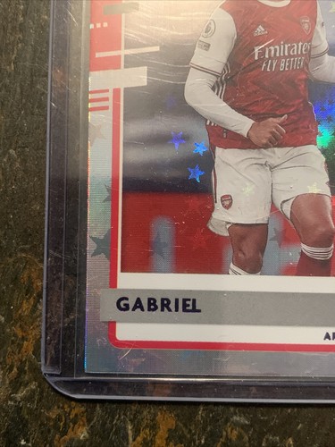 2020 21 Chronicles Soccer GABRIEL Donruss Rated Rookie Astro Parallel RC Arsenal - Picture 6 of 7
