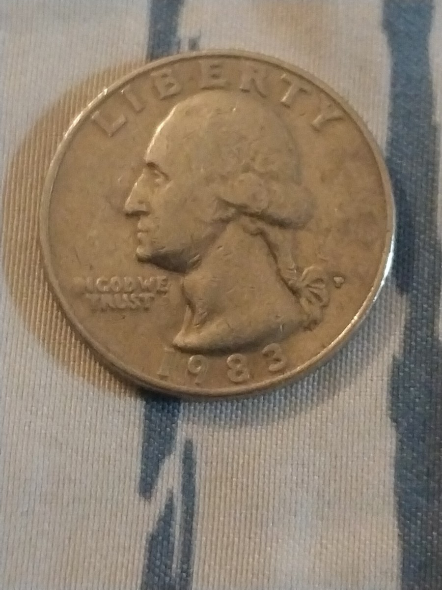 1983 Quarter With Errors P Filled In and The 9 Is Straight | eBay