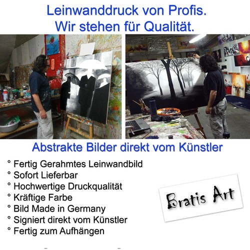 Leinwand Bild Gitarre Musik Abstrakt Wandbilder XXL Wohnzimmer Modern Deko 3255A - Bild 4 von 7