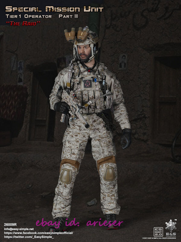 ミリタリー 1/6Easy&Simple SMU Tier1 MP5K Yahoo!オークション -「mp5k」(武器、個人装備) (ミリタリー)の