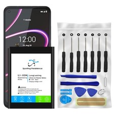 Li ion Replaceable 4600mAh Battery Screwdriver Tool Set For T-Mobile Revvl 6 5G