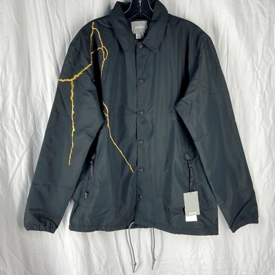 ASICS Tiger Black KT Coaches Waterproof Jacket