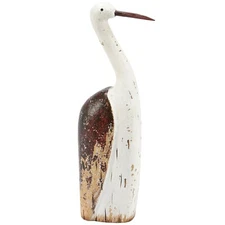 Primitives by Kathy Rustic Heron Sitter Beach House Decor Sea Bird Coastal Gift