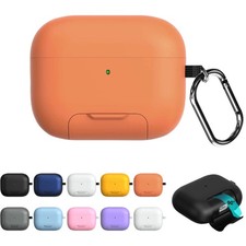 For Airpods Pro 3 2025 /2/1 Airpods 4th Rugged Shockproof Case with Keychain