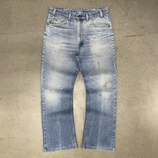 Vintage Faded 80s Made in USA Levis 517 Orange Tab Bootcut flare denim Jeans