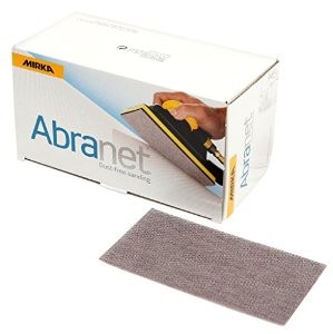 Mirka 9A-151-180 Abranet 2-3/4'' x 16-1/2'' Mesh Grip Sheet 180Grit(Qty 50 per bx)