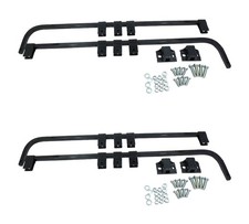 2 Pair 30" Straight Mud Flap Hanger Mounting Bracket Bar for Semi Trucks 0.640"