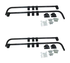 2 Pair 30" Straight Mud Flap Hanger Mounting Bracket Bar for Semi Trucks 0.640"