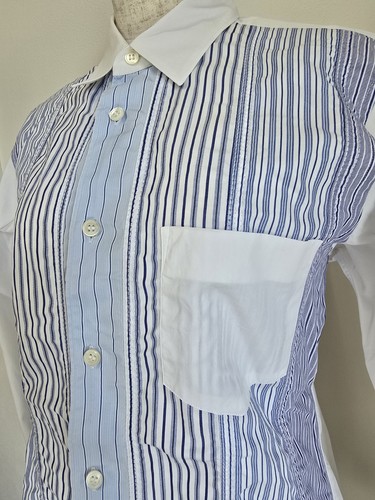 TOP COMME des GARCONS HEMD STREIFENMUSTER Herren Gr. S Baumwolle aus Japan - Bild 3 von 24