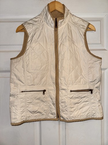 Lauren Ralph Lauren Weste Damen Large Beige Wende Gesteppt Wattiert Full Zip - Bild 10 von 10