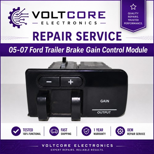 05-07 Ford F250 F350 F450 F550 Trailer Brake Gain Control Module Repair Service