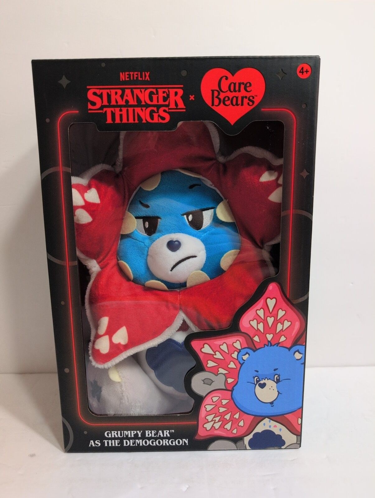 Netflix Stranger Things x Care Bears Grumpy Bear as DEMOGORGON 12" Plush In Hand