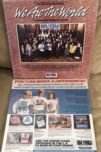 USA for Africa - WE ARE THE WORLD (1985) Vinyl LP Record. EX vinyl/NM sleeve + - Picture 4 of 11