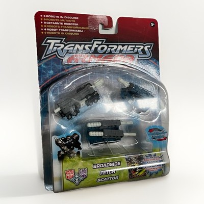 Transformers Armada Night Attack Team - Broadside, Fetch & Scattor Neu in OVP Neu