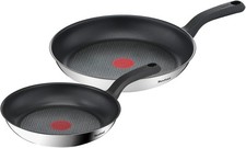 Tefal Comfort Max 24/28cm Stainless Steel Non Stick Frying Pan Set