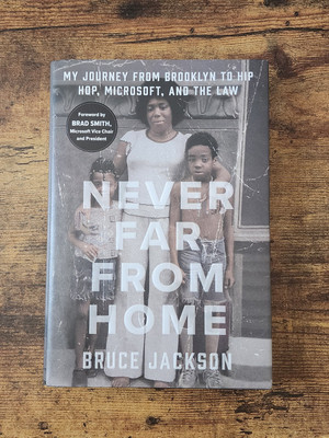 Signed Never Far From Home - Bruce Jackson First Edition/1st Printing Hardcover