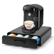 Porte Capsules Compatible pour Tassimo,Porte Dosette de café,Tiroir Métal, Di...