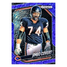 Jimbo Covert #/35 2025 Panini Prizm Black #22 Prizms Blue Shimmer FOTL