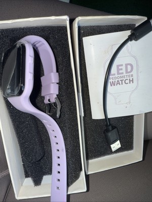 Fitness Tracker Pedometer Watch for Boys Girls, LED Kids Watch