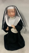 Leonardo Collection Porcelain Doll Sister Josephine Nun Praying Figurine 12”