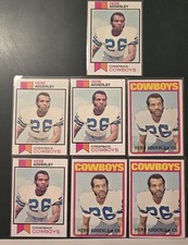 Herb Adderley 7 card lot, Dallas Cowboys, ALL ADDERLEY