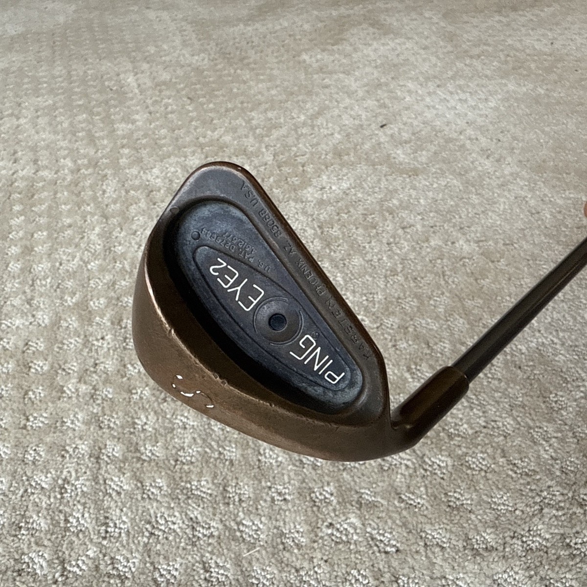 PING EYE2 S 【BeCu】 Ping Eye 2 BeCu Sand Wedge SW Black Dot - Left Hand LH