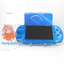 【Good】Sony PSP-3000 Vibrant Blue Console No Battery Japanese Ver #RET1208/01
