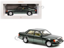 1990 MERCEDES-BENZ 230 E NIGHT GREEN 1/18 DIECAST MODEL BY NOREV 183952