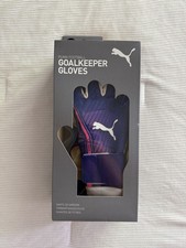 Puma Ultra Ultimate Hybrid Soccer Goalkeeper Gloves Lapis Lazuli Size 8 NWT