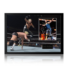 Seth Rollins Signed Image Iconic Frame (JSA)