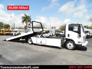 Isuzu NRR Diesel Rollback TOW TRUCK Flatbed Wrecker--38,000 Miles!